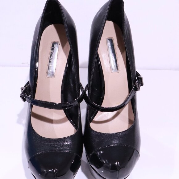 H by Halston Black Buckle Pumps - Size 7.5 - Picture 1 of 8